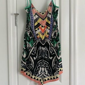 **Sold**Fun colorful boho romper